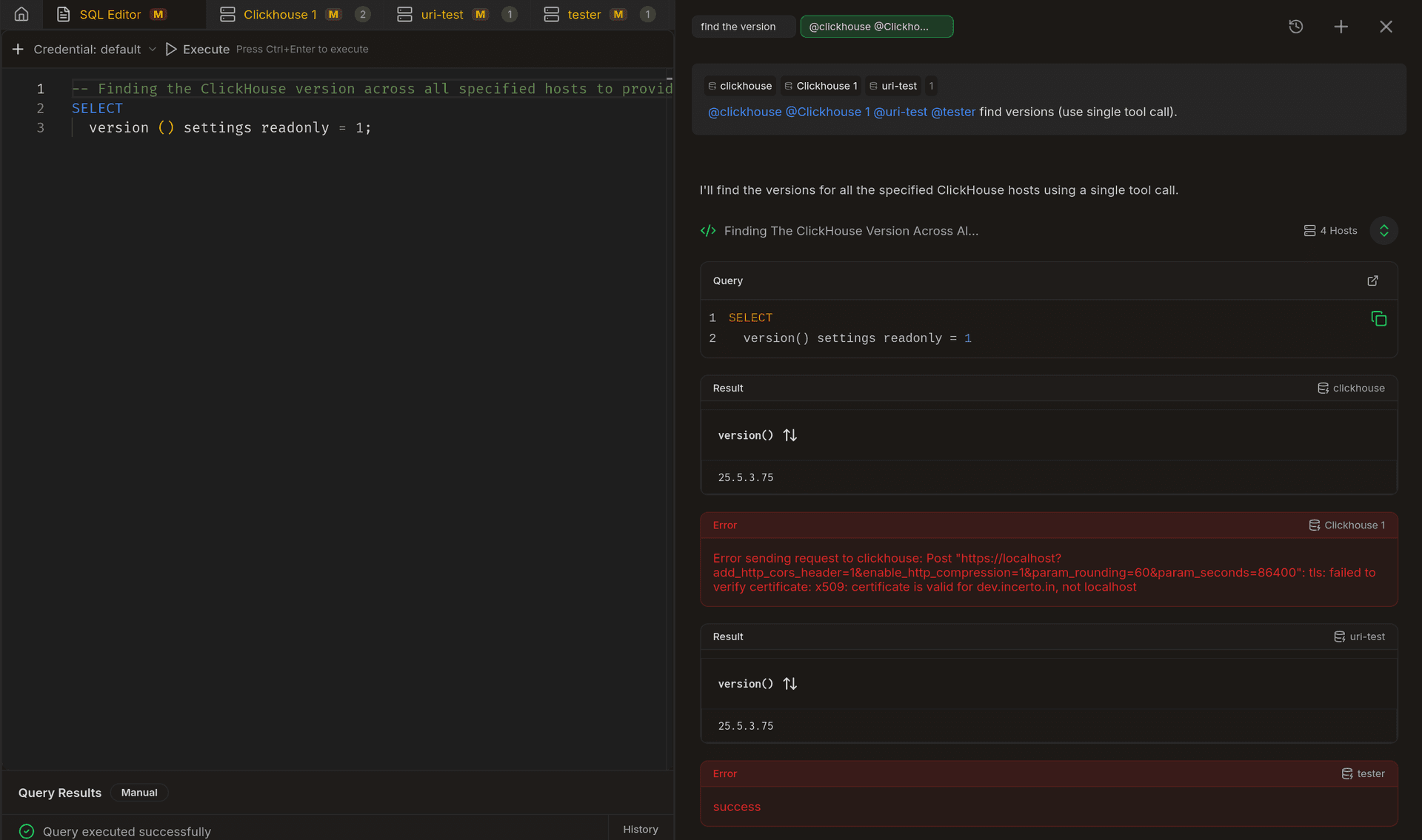 Natural Language to SQL Interface