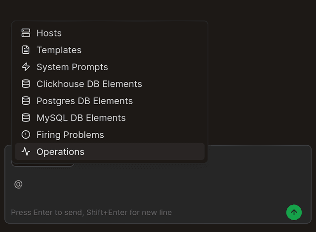 Context on fingertips