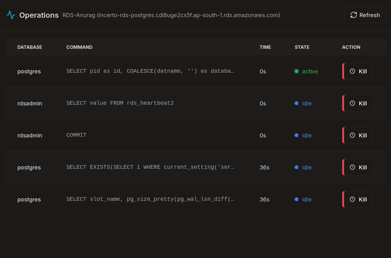 AI Query Optimization Interface