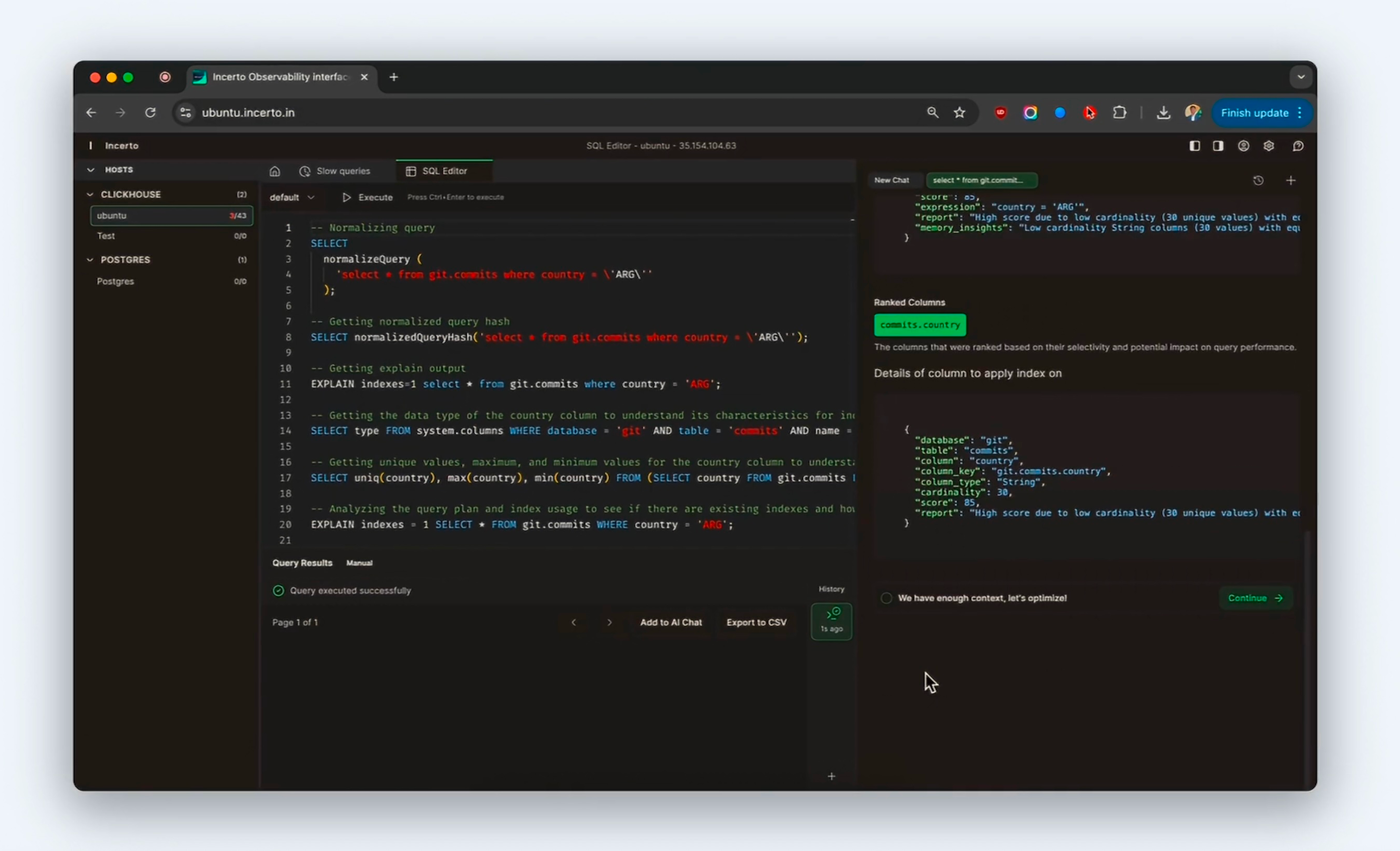 Boost Query Performance preview